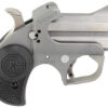 Bond Arms Roughneck .45 ACP 2rd 2.5" Stainless Steel Double Barrel Rebounding Hammer Black Rubber Grip 2 115400
