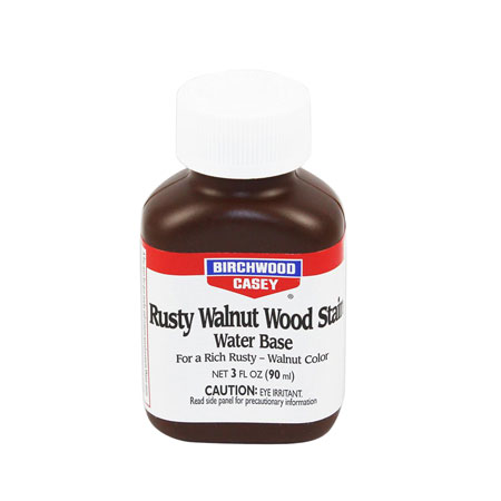 Birchwood Casey Rusty Walnut Wood Stain Water-Based 3 oz