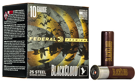 Federal Black Cloud FS 10 Gauge 3.5" 1 5/8oz 2 Shot Shotshells