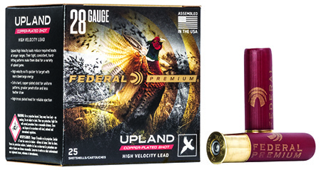 Federal Premium Wing-Shok High Velocity 28 Gauge 2.75" 3/4 oz 8 Shot 25 Rounds per Box / 10 Boxes per Case