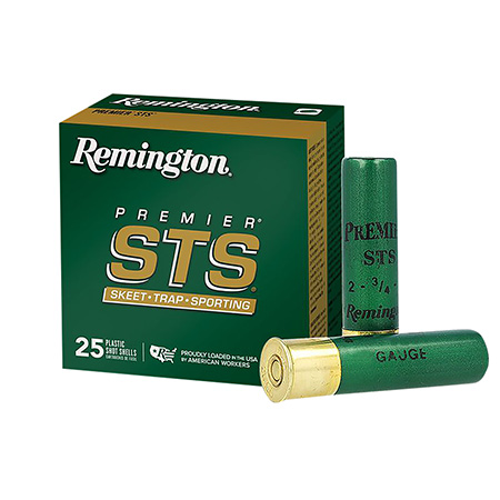 Remington 12 Gauge 2.75" 1oz 8 Shot Premier STS Target Ammunition 25 Rounds