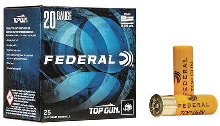Federal TG209 Top Gun  20Gauge 2.75" 7/8oz 9Shot 25 Per Box/10 Case