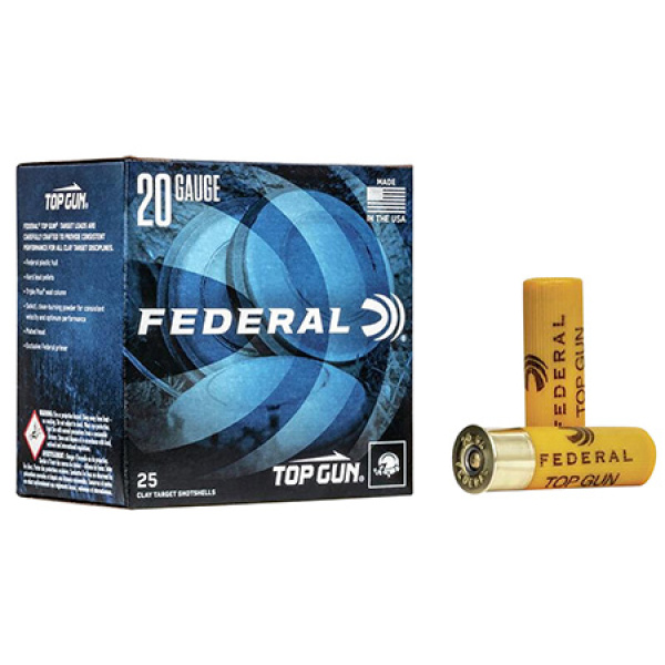 Remington 20 Gauge Top Gun 2.75" 7/8 oz 7.5 Shot Shotgun Shells 25 Rounds
