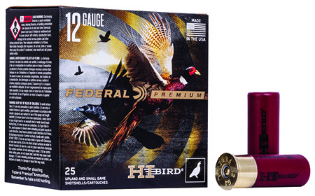 Federal Hi-Bird 12 Gauge 2.75" 1 1/4oz 6 Shot Shotgun Shells 25 Rounds Box of 10