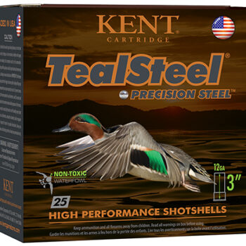 Kent Precision Steel 12 Gauge 3" 1-1/4 oz 6-Shot Shotgun Ammunition 25 Rounds/Box 10 Boxes/Case