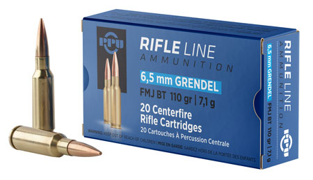 Wolf 6.5 Grendel 110gr FMJ BT Ammunition 20rds/Box