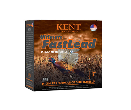 Kent Cartridge 12 Gauge 3" 1 3/4oz 6 Shot Ultimate Fast Lead Shotshells 25 Rounds 3 Kent Cartridge 12 Gauge 3" 1 3/4oz 6 Shot Ultimate Fast Lead Shotshells 25 Rounds