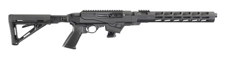 Ruger PC Carbine 9mm Luger State Compliant with 16.12" Fluted Barrel and Fixed Magpul MOE Stock