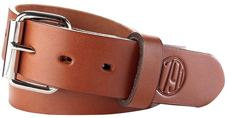 1791 Gun Belt Classic Brown Leather 40/44 1.50" Wide with Buckle Closure