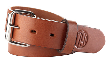 1791 Gun Belt Classic Brown Leather 42/46 1.50" Wide with Buckle Closure