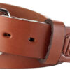 1791 Gun Belt Classic Brown Leather 44/48 1.50" Wide with Buckle Closure 1 118480