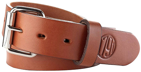 1791 Gun Belt Classic Brown Leather 44/48 1.50" Wide with Buckle Closure