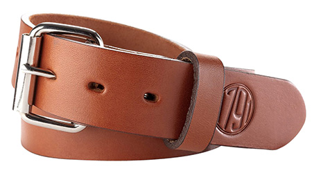 1791 Gun Belt Classic Brown Leather 48/52 1.50" Wide with Buckle Closure