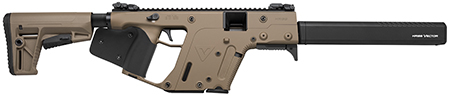 Kriss Vector CRB Gen 2 Semi-Auto Pistol 45 ACP 10+1 16" Barrel Shroud FDE Receiver Fixed Stock Flip Up Sights