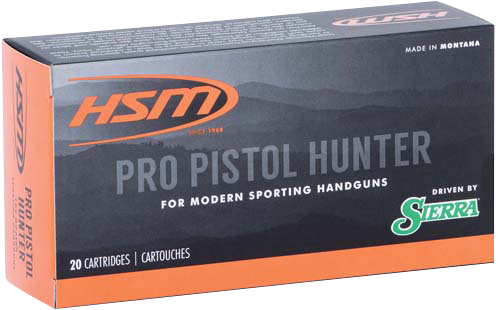 HSM 500 S&W Mag Pistol Ammunition 400 Grain Jacketed Soft Point - 20 Rounds