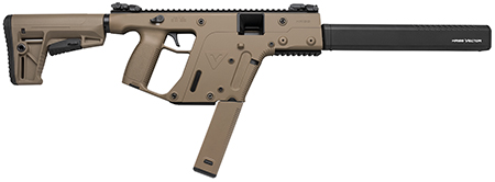 Kriss Vector CRB G2 9mm Semi-Auto Rifle 16" Threaded Barrel Picatinny Rail FDE Aluminum Receiver Synthetic Stock