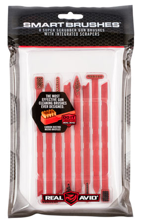 Hoppe's Gun Cleaning Brush Kit - Bronze & Nylon Bristles Multi-Firearm 5.5" Universal Size 8 Pack