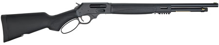 Henry Lever X Model .410 Gauge - 19.80" Barrel, 2.5" Chamber, 5+1 Capacity, Blued Finish, Black Synthetic Stock