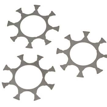 Ruger 90719 Moon Clip Full Ruger Super GP100 9mm Luger 8rd  Stainless Steel 3 Per Pack