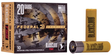 Federal Black Cloud TSS 20 Gauge 3" 1oz Steel Tungsten Shot Shotshells for Shotgun