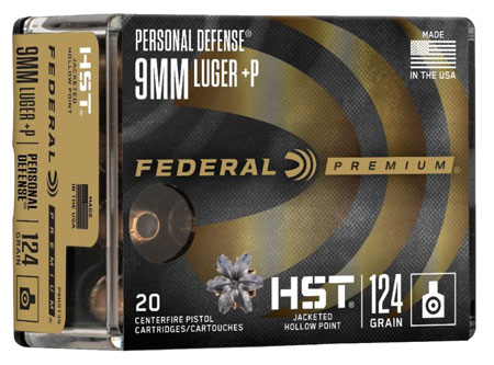 Glock 19 9mm Personal Defense Hollow Point Ammunition 124gr HST JHP 20 Rounds
