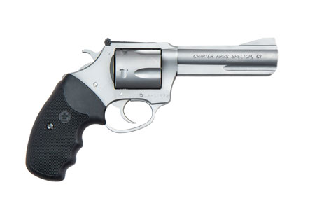 Charter Arms Mag Pug 357 Mag 5-Shot Revolver 4.2-inch Barrel Stainless Steel Rubber Grip
