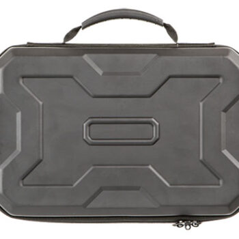 Allen EXO Handgun Case 12" Black Polymer with Egg Crate Foam & Lockable Zipper