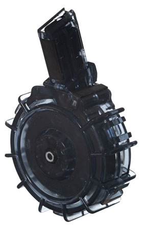 ProMag Standard 30 Round Drum 22 LR for Remington 597 Smoke Polycarbonate