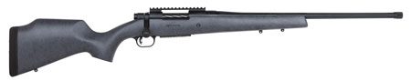 Mossberg Patriot Long Range Hunter 6.5 Creedmoor Bolt-Action Rifle 22" Threaded Fluted Barrel 5+1 Capacity Matte Blued Metal Finish Sniper Gray Fixed Monte Carlo Stock Right Hand