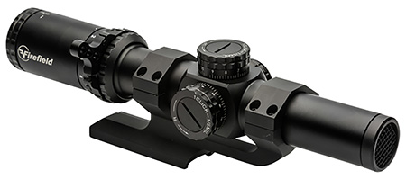 Firefield RapidStrike 1-6x24 Rifle Scope Matte Black 30mm Tube Illuminated Circle Dot Reticle