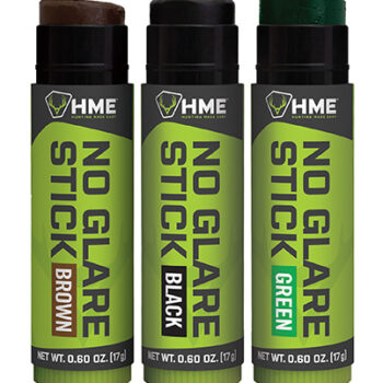 HME HMESTK3PK Face Paint Sticks No Glare Black Brown Dark Green