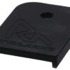 Rival Arms RA70G001A Magazine Base Pad for Glock 9mm/40 S&W/357 Sig - Black Aluminum 2 124549