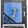 Sig Sauer P320 Extended Magazine Release Button Dark Gray Aluminum by Rival Arms 1 124558