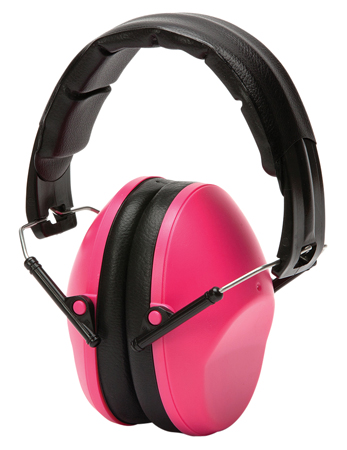 Pyramex Venture Gear VG90 Earmuffs Over-Head 22dB NRR Pink Black