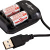 SureFire LED Flashlight CR123A Battery AC/DC Wall Charger Kit 1 125759