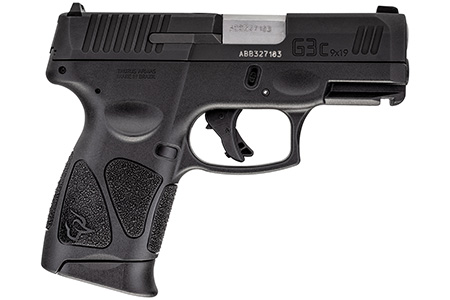 Taurus G3C 9mm Compact Semi-Auto Pistol 3.26" Barrel 12+1 Stainless Steel Slide Polymer Frame Picatinny Rail