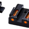 HiViz LiteWave H3 Sight Set for Smith & Wesson M&P - Green Tritium Front Orange Fiber Optic Rear 1 127743
