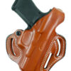 DeSantis Gunhide 001TA21Z0 Thumb Break Scabbard OWB Tan Leather Belt Slide Fits 1911 Fits 5" Barrel Right Hand 1 127839
