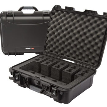 Nanuk 9254UP1 925 4 UP Pistol Case Waterproof Black Resin w/ Closed-Cell Foam Padding 17" L x 11.80" W x 6.40" H Interior Dimensions