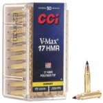 Hornady V-Max 17 HMR 17 Grain Polymer Tip Ammunition 50 Rounds per Box 1 12820