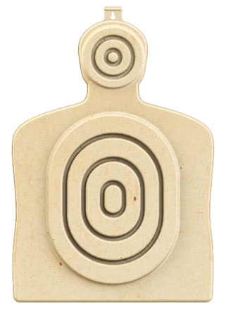 Birchwood Casey 3D Torso Bullseye Targets - 31.25" x 21.25" x 1" Tan 3 Pack