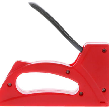 Birchwood Casey Target Stapler for Paper and Cardboard Targets Red and Silver Metal