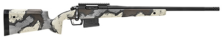 Springfield Armory Model 2020 WayPoint 6.5 Creedmoor, 22" Barrel with Desert Verde Cerakote Receiver and Barrel, Ridgeline Camo Carbon Fiber Hybrid Profile with M-LOK Stock, Right Hand, 5+1 Capacity