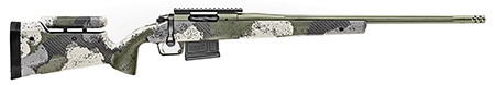 Springfield Armory 2020 WayPoint 6.5 Creedmoor, 22" Evergreen Camo Hybrid Profile with Adjustable Cheek Comb Stock, Mil-Spec Green Cerakote, Right Hand, 5+1 Capacity