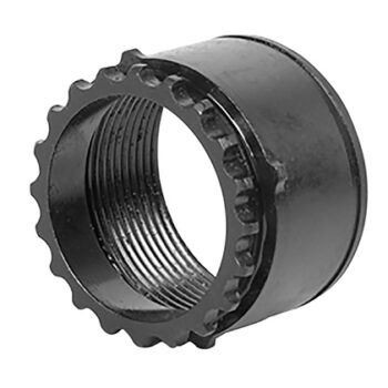 LBE Unlimited Barrel Nut 4130 Steel Black Phosphate AR-10