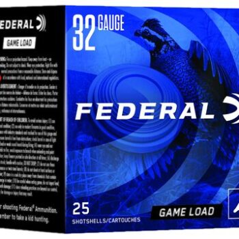 Federal Game-Shok Heavy Field 32 Gauge 2.5″ 1/2oz 8 Shot Shotshells 25 Rounds Shotgun Ammunition