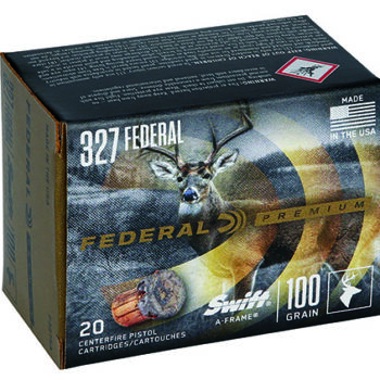 Federal Premium .327 Federal Mag 100gr Swift A-Frame Revolver Ammunition 20 Rounds