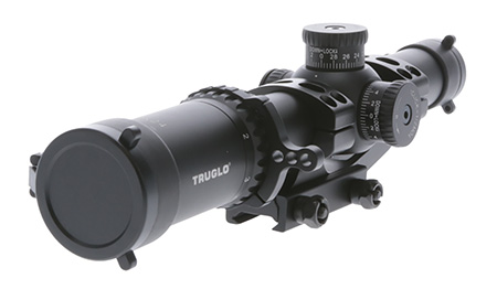 TruGlo Omnia Black Anodized 1-8x24mm 30mm with Illuminated APTR Reticle ​​