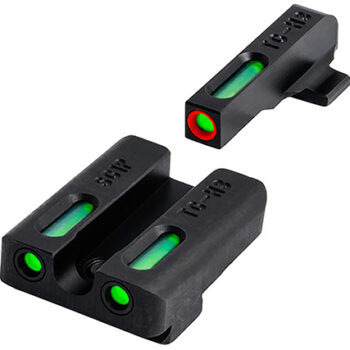 TruGlo TFX Pro Handgun Sights for Make Model - Tritium Fiber Optic Green Front Green Rear