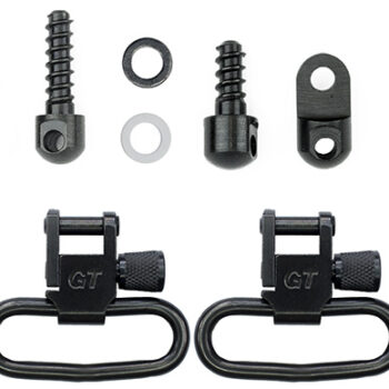 Ruger 10/22 GrovTec GTSW313 1.25" Swivel Set â€“ Black Phosphate